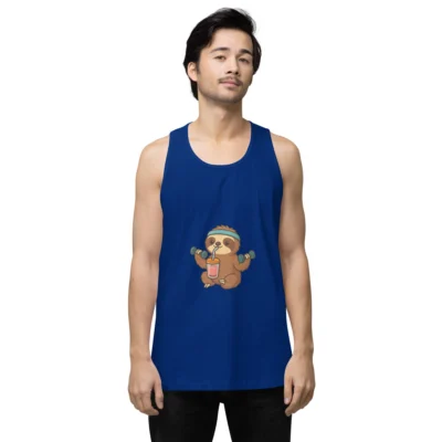 Sloth Mode: Men’s Premium Fitness Tank Top