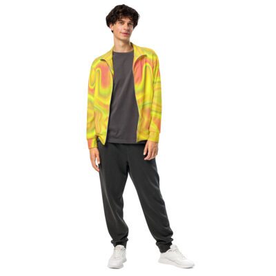 Solar Flow — All-Over Print Unisex Track Jacket