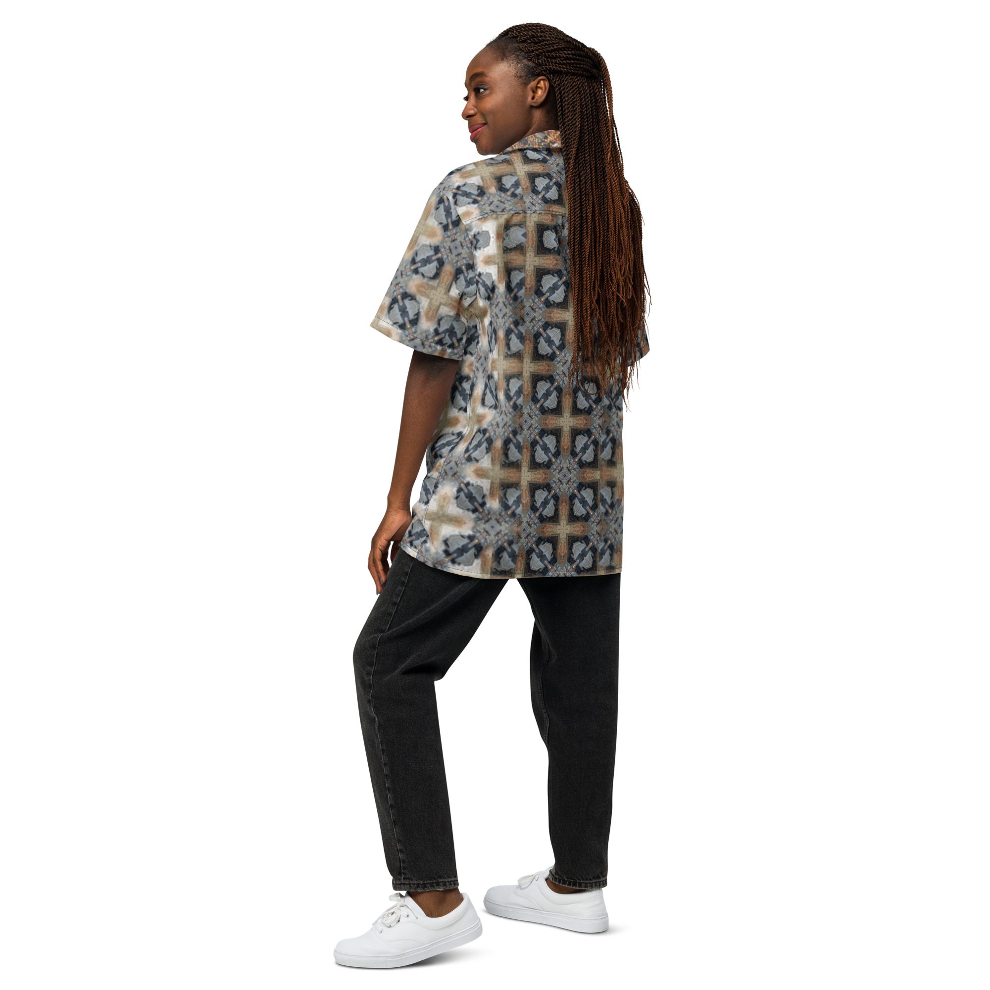 Urban Alloy — All-Over Print Unisex Button Shirt - Image 10