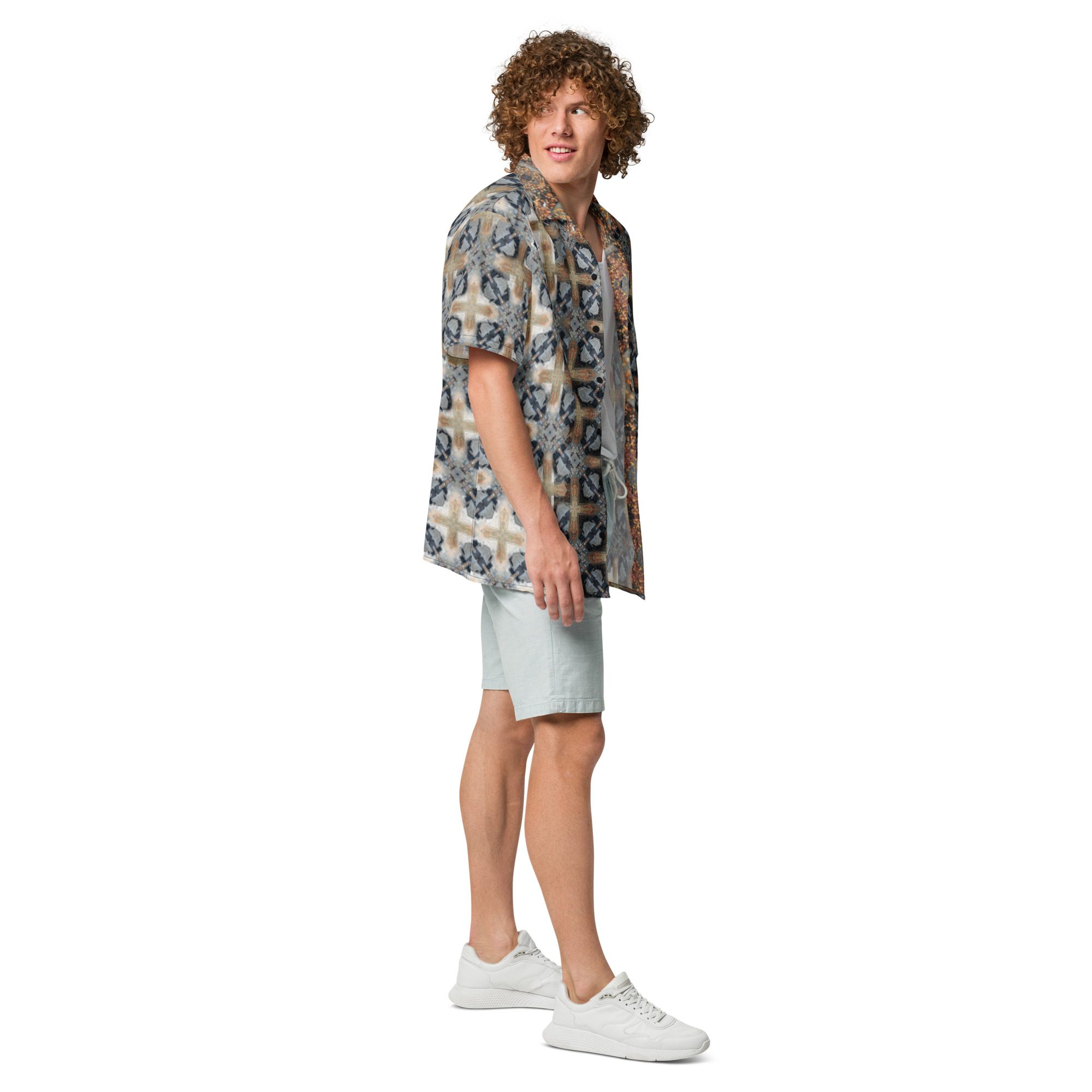 Urban Alloy — All-Over Print Unisex Button Shirt - Image 6