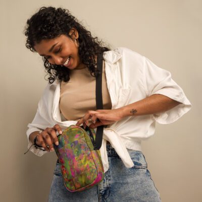 Aurora Frequency Layer – Utility Crossbody Bag
