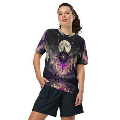 The Scholar’s Oath Written in Lunar Ink — Recycled Unisex Sports Jersey