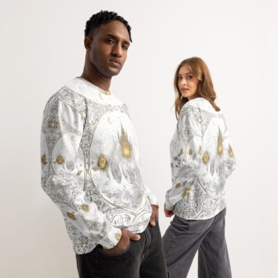The Palace Where Time Turned to Gold — Unisex Cotton Sweatshirt
