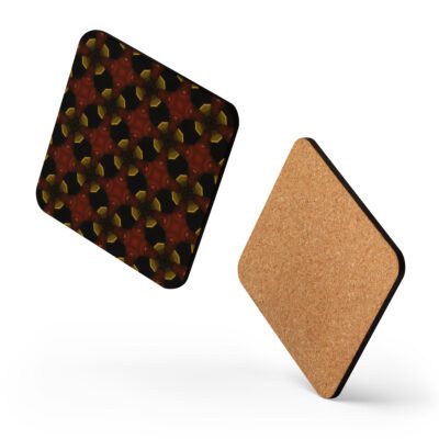 SG’s Bourbon Street Jewel Pattern – Cork-Back Coaster