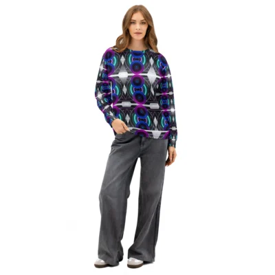 Pulse Sync: Neon Audio Core Unisex Cotton Sweatshirt