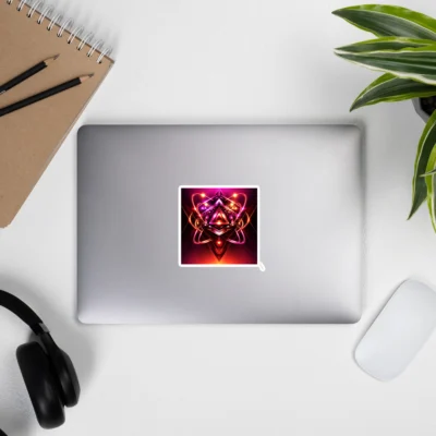 Acid Pulse Reactor — Cyberpunk Neon Energy Core: Bubble-Free Stickers