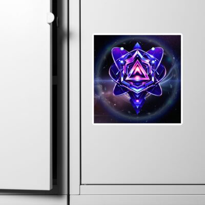 Nova Reactor — Cyberpunk Neon Energy Core: Kiss-Cut Vinyl Decal