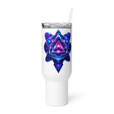 Nova Reactor Cyberpunk Energy Core: Travel mug with a handle
